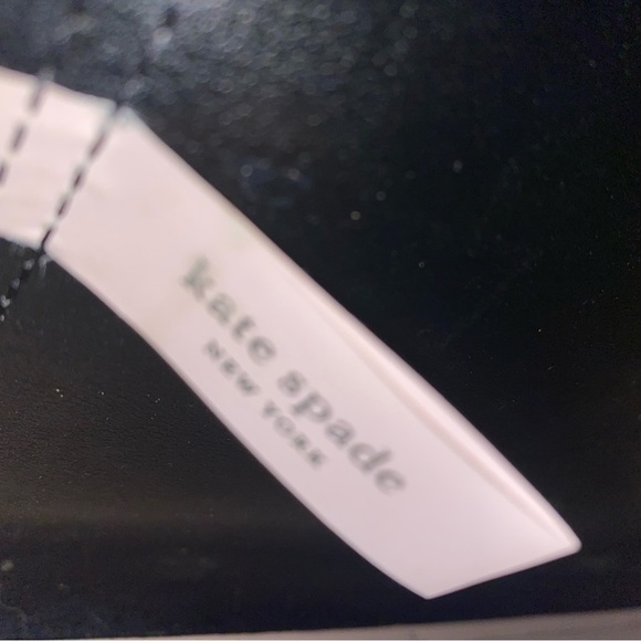 Kate Spade New York Magnolia Street Double Pocket Pink/ Black Tote Bag - Picture 12 of 14